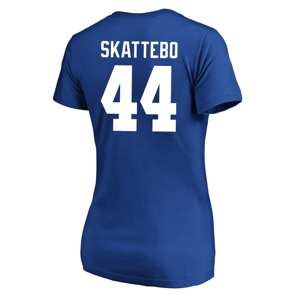 Cam Skattebo New York Giants Women's Plus Size Name & Number Scoop Neck T-Shirt - Royal discount