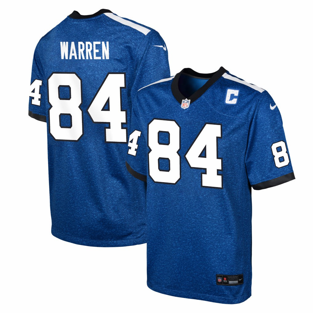 Tyler Warren Indianapolis Colts Youth Alternate 2 Game Jersey - Royal online