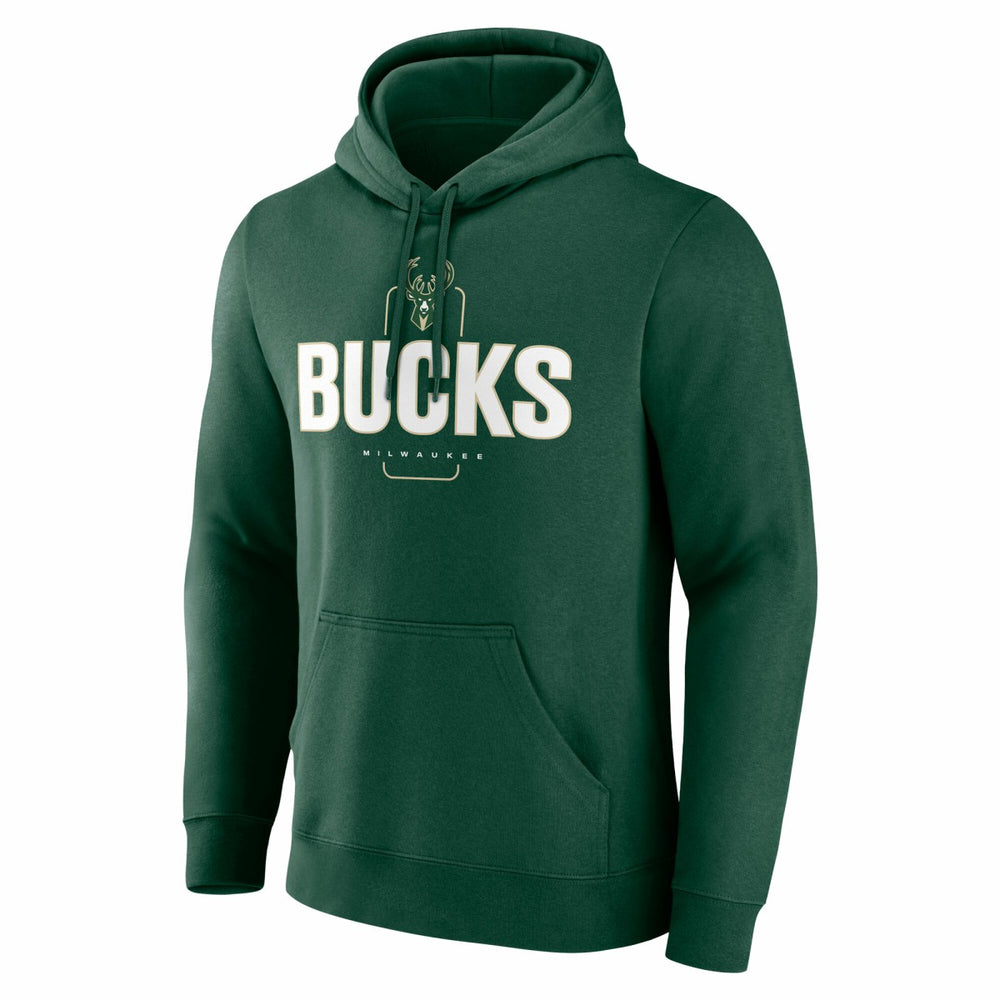 Milwaukee Bucks Center Court Name & Number Custom Hoodie - Hunter Green outlet