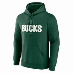 Milwaukee Bucks Center Court Name & Number Custom Hoodie - Hunter Green outlet