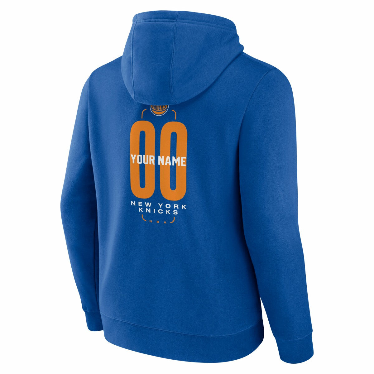 New York Knicks Center Court Name & Number Custom Hoodie - Blue sale
