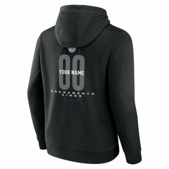 Sacramento Kings Center Court Name & Number Custom Hoodie - Black online