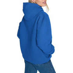 Golden State Warriors Starter Women's Arch Stripe Fleece Hoodie sale - Royal on sale