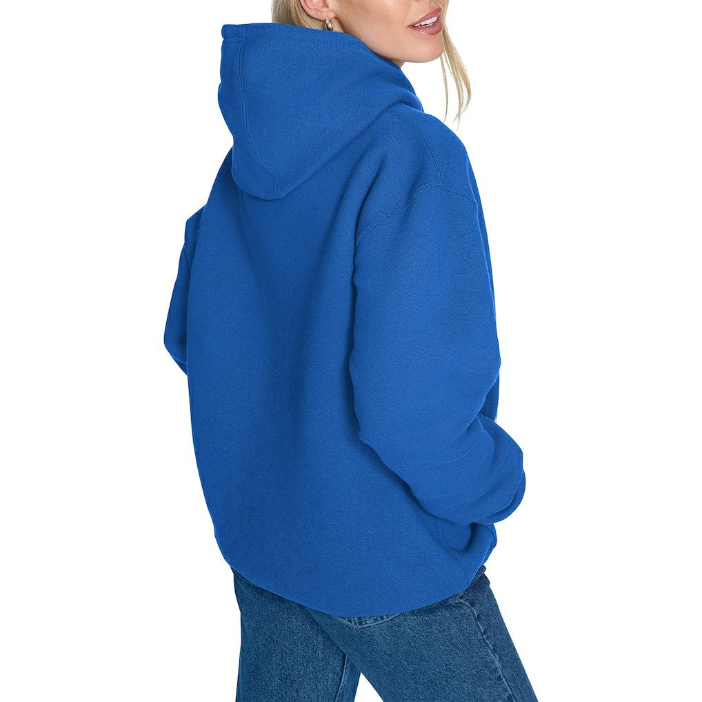 Philadelphia 76ers Starter Women's Arch Stripe Fleece Hoodie - Royal discount