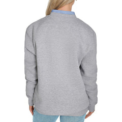 Charlotte Hornets Starter Women's Arch Stripe Fleece Crewneck Sweatshirt - Gray for sale