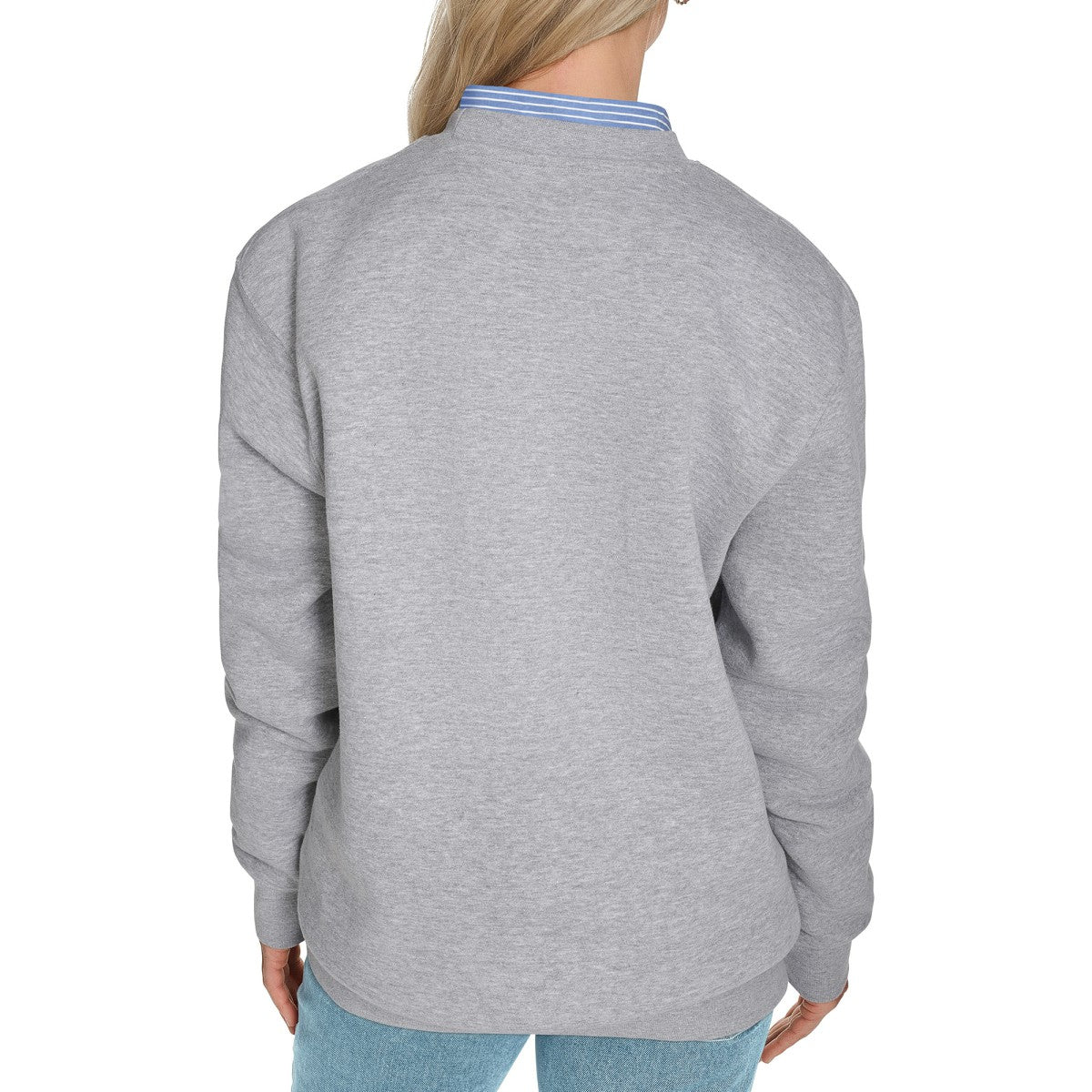 Orlando Magic Starter Women's Arch Stripe Fleece Crewneck Sweatshirt - Gray for sale