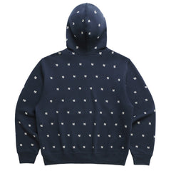 New York Yankees Madhappy Unisex All Over Fleece Full-Zip Hoodie Navy