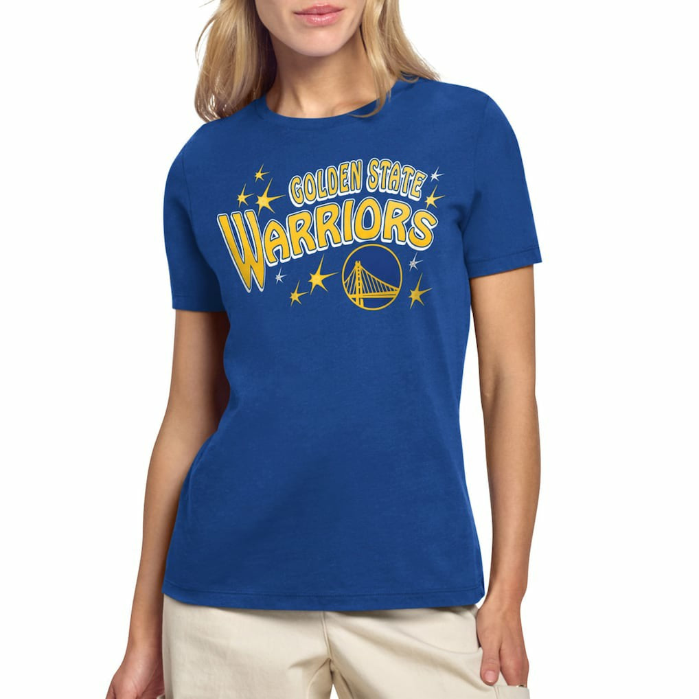 Golden State Warriors Starter Women's Fireworks T-Shirt sale - Royal discount
