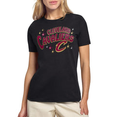 Cleveland Cavaliers Starter Women's Fireworks T-Shirt sale - Black shop