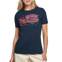 New Orleans Pelicans Starter Women's Fireworks T-Shirt - Navy discount