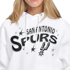 San Antonio Spurs Starter Women's Fireworks Fleece Hoodie - White cheap