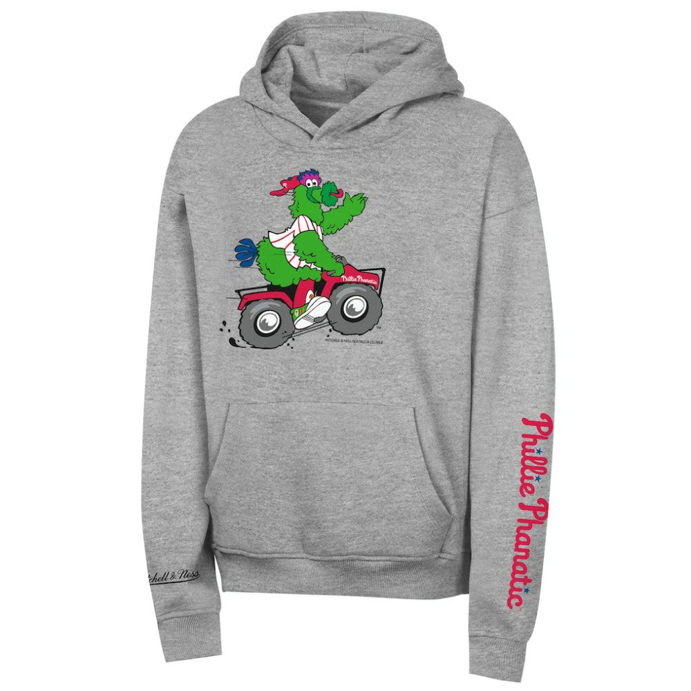 Philadelphia Phillies Outerstuff Youth Iconic Phanatic Hoodie Gray