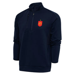 Spain National Team Antigua Genesis Quarter-Zip Pullover - Navy sale