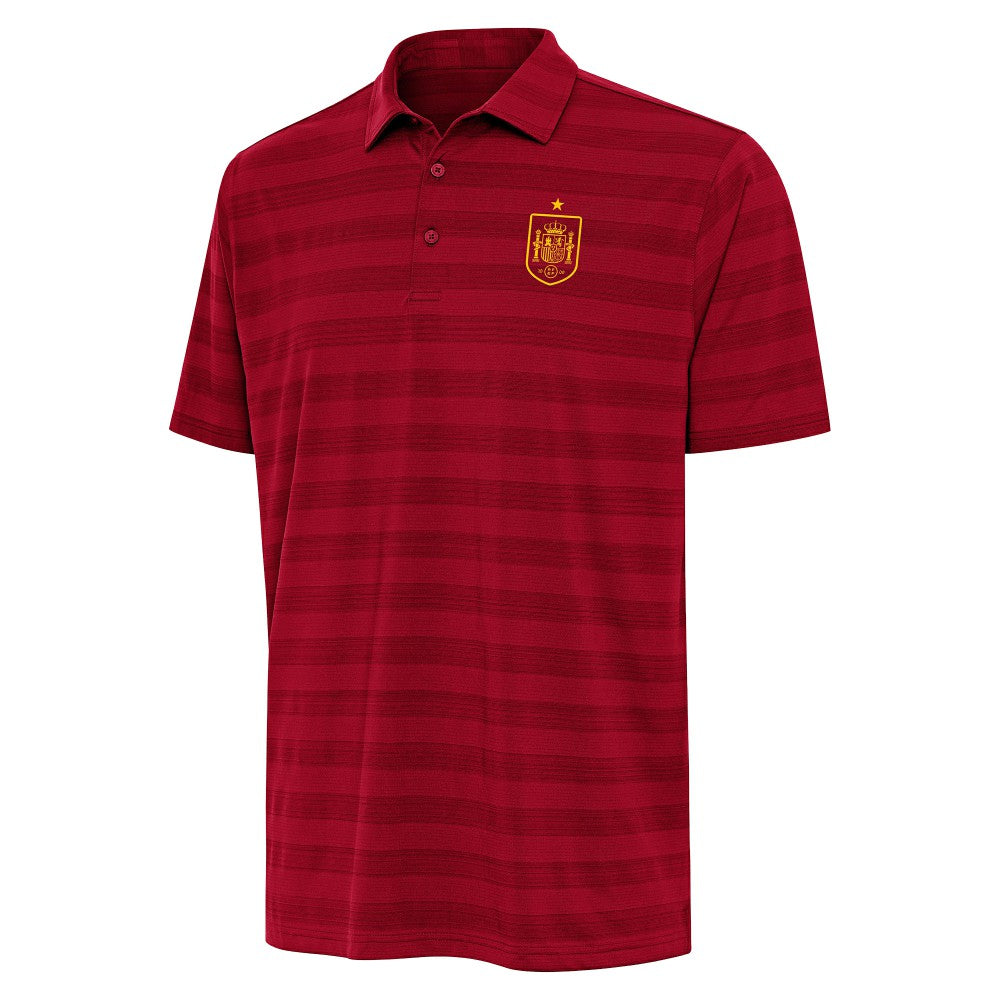 Spain National Team Antigua Channel Polo - Red outlet