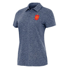 Spain National Team Antigua Women's Triple Shot Polo - Heather Navy outlet