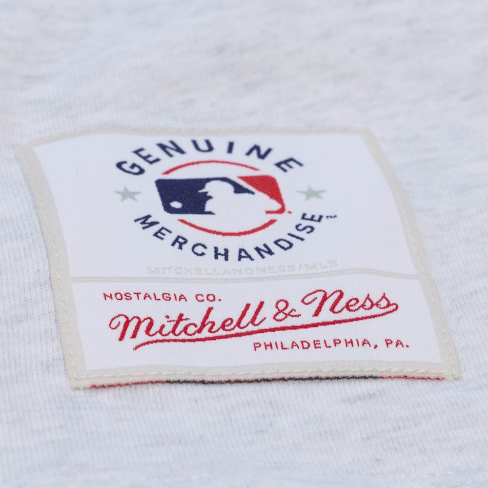Atlanta Braves Women's Script Cropped Boxy T-Shirt Heather Gray