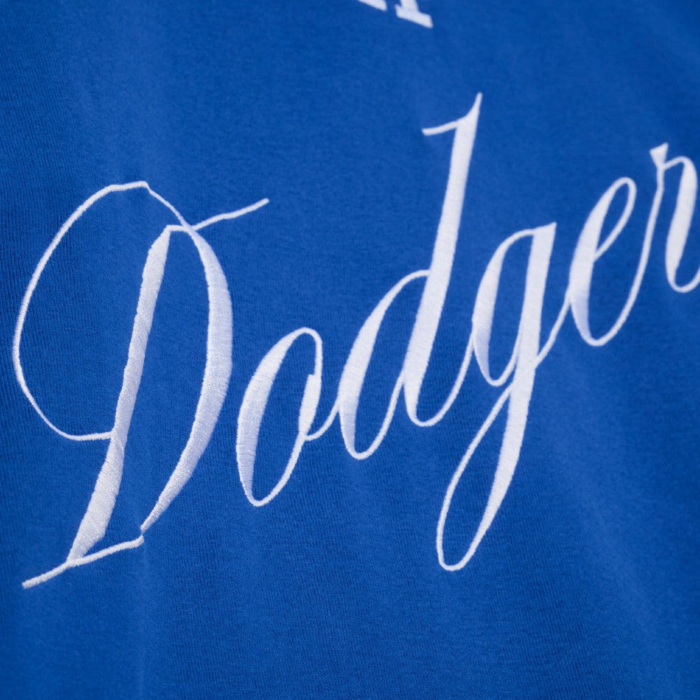 Los Angeles Dodgers Women's Script Sweatshirt Royal