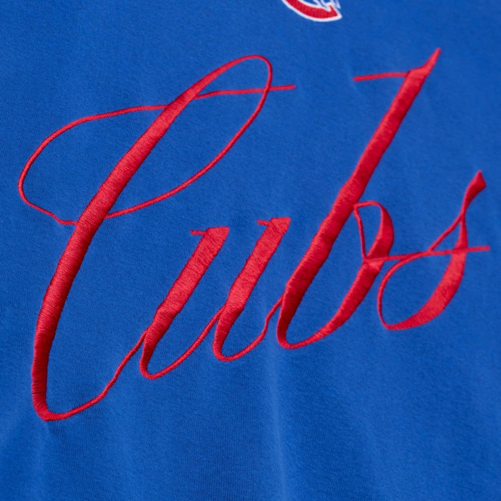 Chicago Cubs Women's Script Sweatshirt Royal