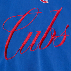 Chicago Cubs Women's Script Sweatshirt Royal