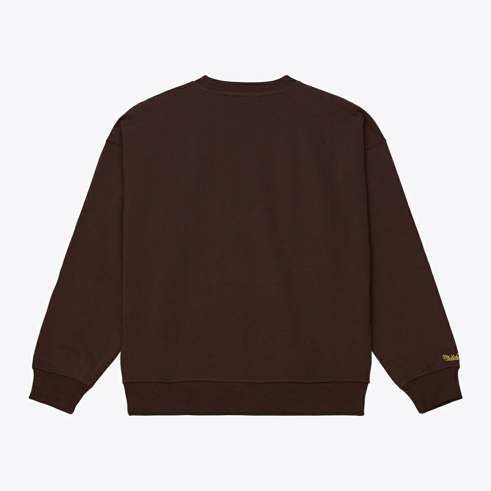 San Diego Padres Women's Script Sweatshirt Brown