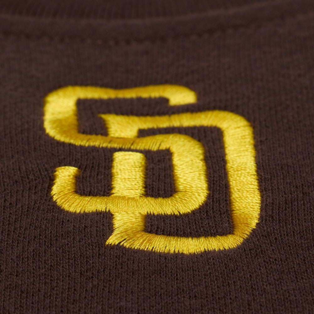 San Diego Padres Women's Script Sweatshirt Brown