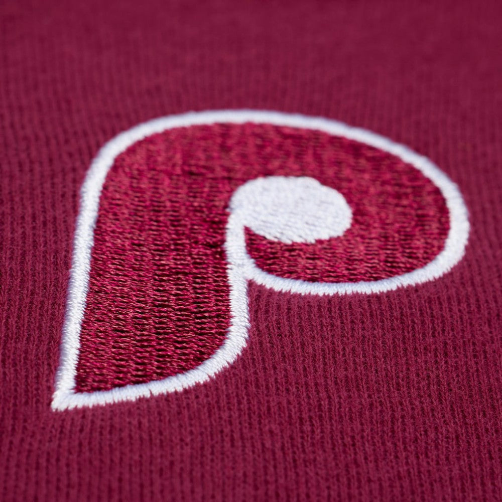 Philadelphia Phillies Women's Script Sweatshirt Burgundy