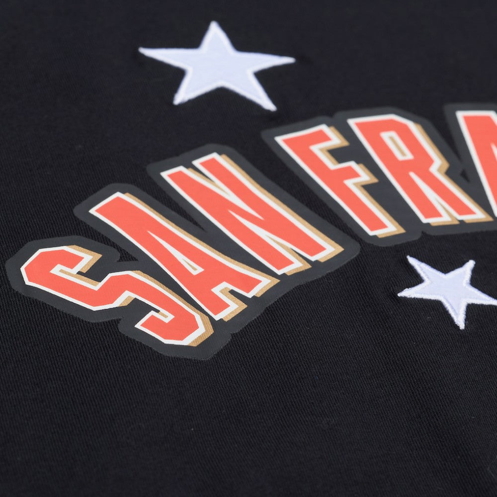 San Francisco Giants Women's Pep Rally Cropped Boxy T-Shirt Black