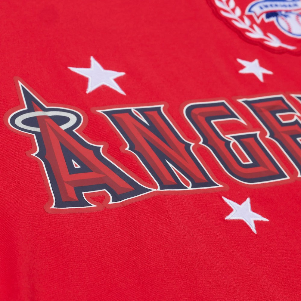 Los Angeles Angels Women's Pep Rally Cropped Boxy T-Shirt Red