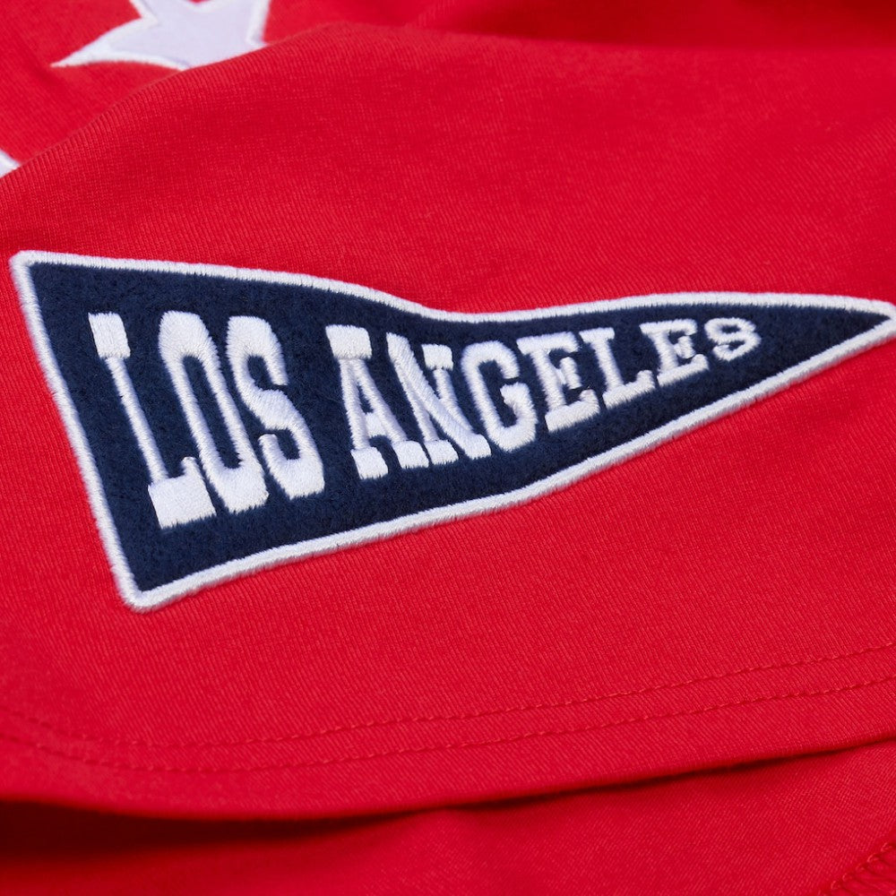 Los Angeles Angels Women's Pep Rally Cropped Boxy T-Shirt Red