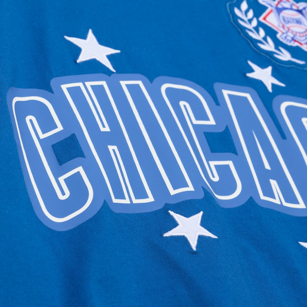 Chicago Cubs Women's Pep Rally Cropped Boxy T-Shirt Royal