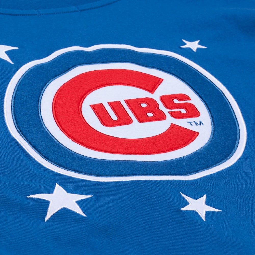 Chicago Cubs Women's Pep Rally Cropped Boxy T-Shirt Royal