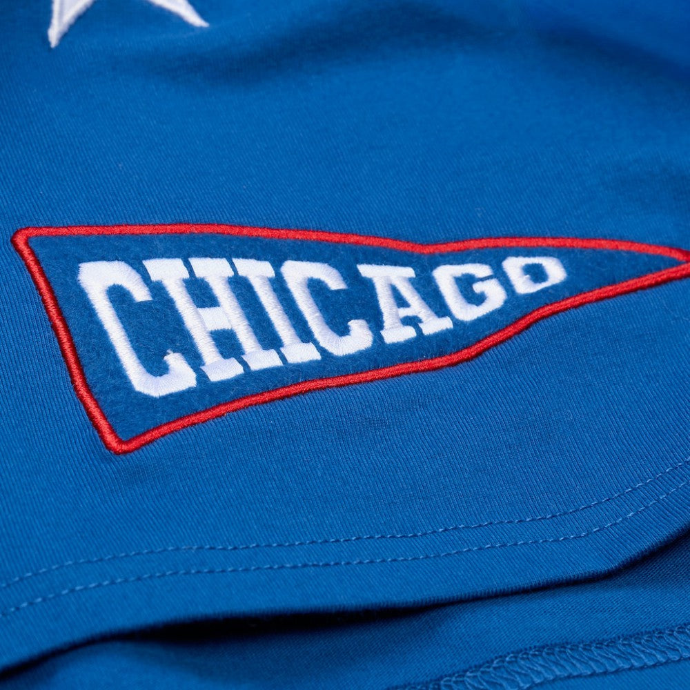 Chicago Cubs Women's Pep Rally Cropped Boxy T-Shirt Royal