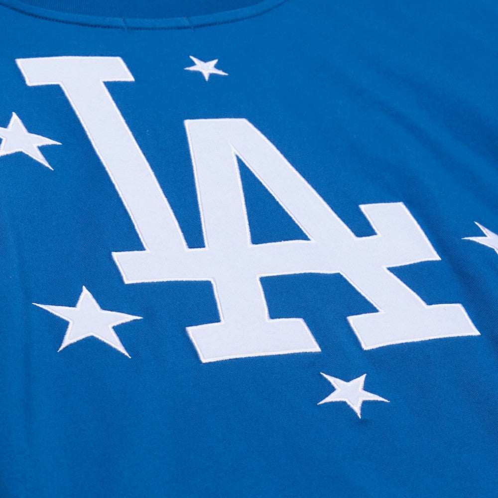 Los Angeles Dodgers Women's Pep Rally Cropped Boxy T-Shirt Royal
