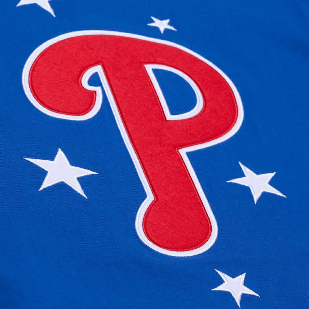 Philadelphia Phillies Women's Pep Rally Cropped Boxy T-Shirt Royal