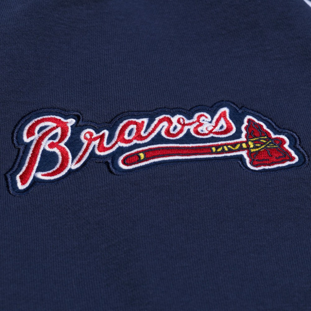 Atlanta Braves Women's Pep Rally Sweatshirt Navy