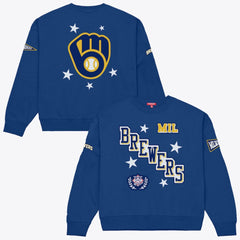 Milwaukee Brewers Women's Pep Rally Sweatshirt Royal