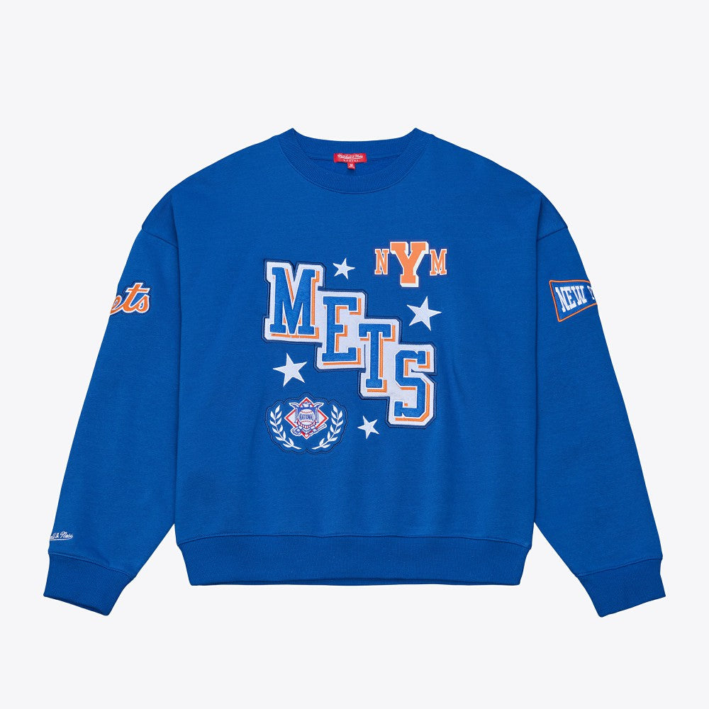 New York Mets Women's Pep Rally Sweatshirt Royal