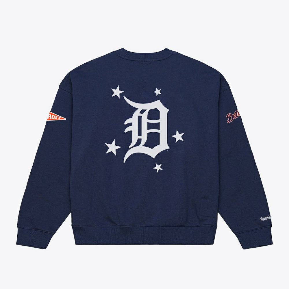 Detroit Tigers Women's Pep Rally Sweatshirt Navy