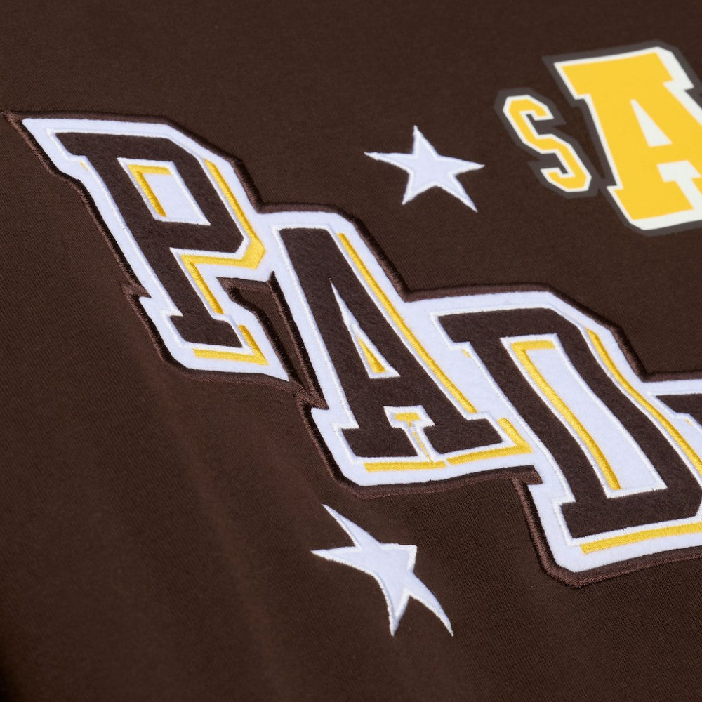 San Diego Padres Women's Pep Rally Sweatshirt Brown