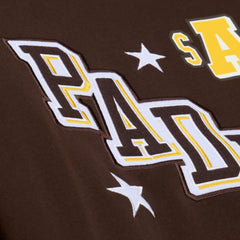 San Diego Padres Women's Pep Rally Sweatshirt Brown
