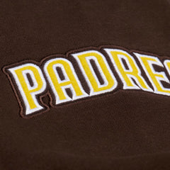 San Diego Padres Women's Pep Rally Sweatshirt Brown