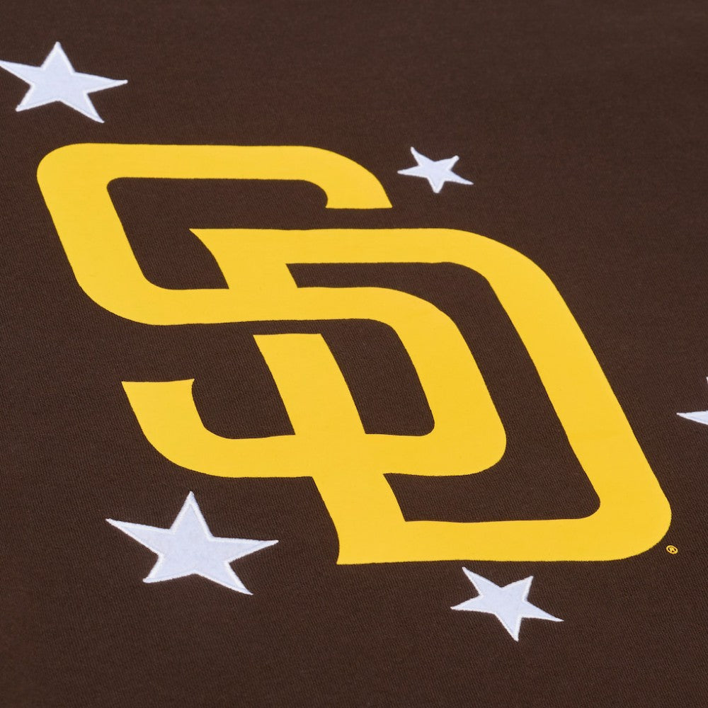 San Diego Padres Women's Pep Rally Sweatshirt Brown