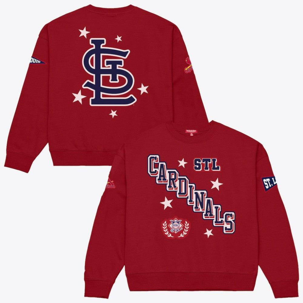 St. Louis Cardinals Women's Pep Rally Sweatshirt Red