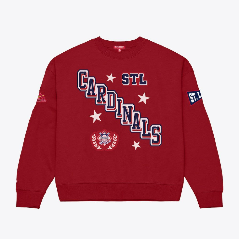 St. Louis Cardinals Women's Pep Rally Sweatshirt Red