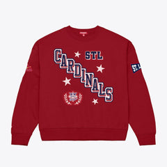 St. Louis Cardinals Women's Pep Rally Sweatshirt Red