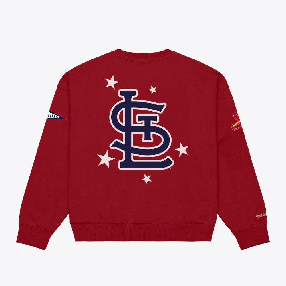 St. Louis Cardinals Women's Pep Rally Sweatshirt Red