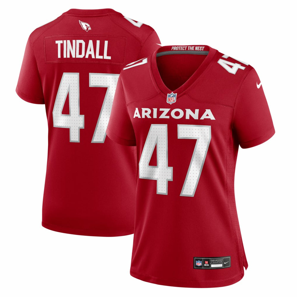Channing Tindall Arizona Cardinals Women's Team Game Jersey - Cardinal discount