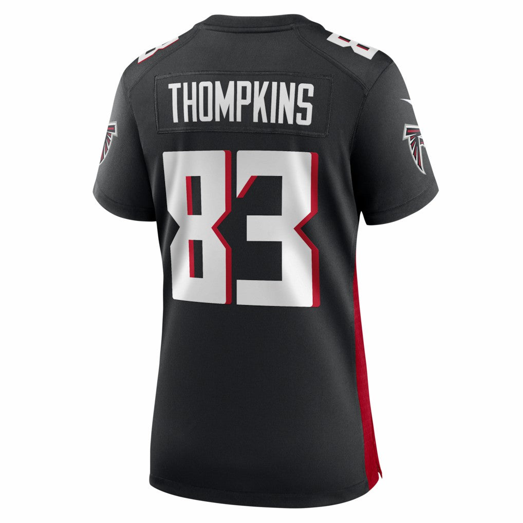 Deven Thompkins Atlanta Falcons Women's Team Game Jersey - Black sale