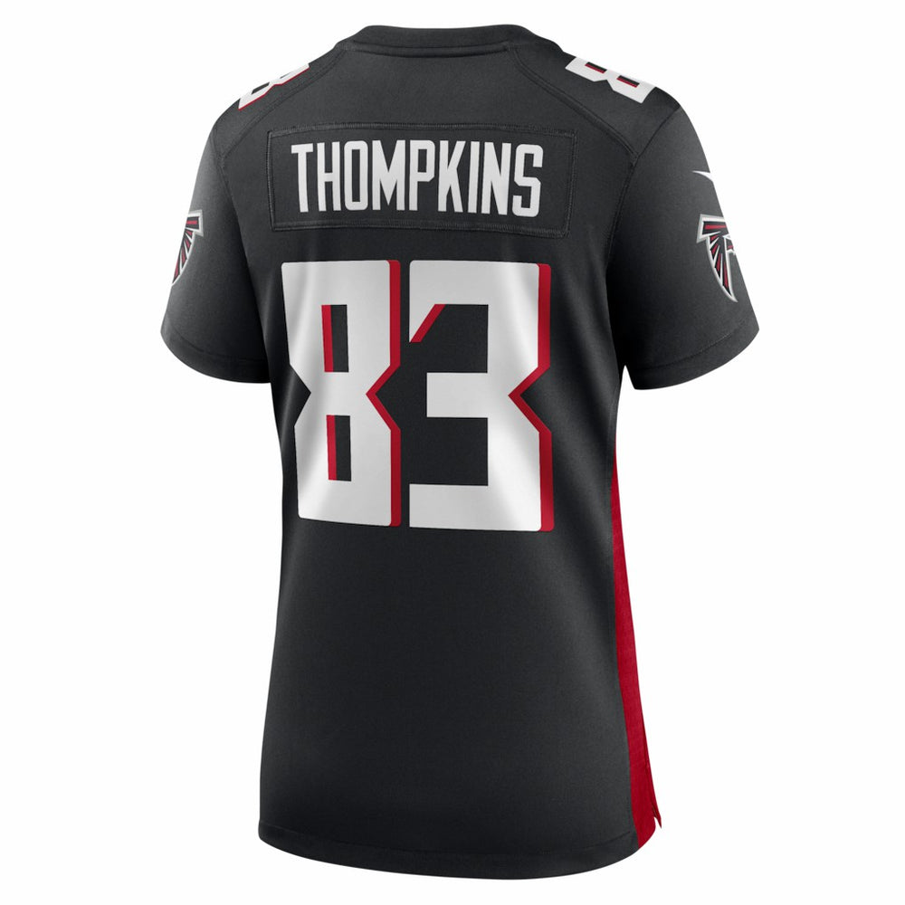 Deven Thompkins Atlanta Falcons Women's Team Game Jersey - Black sale