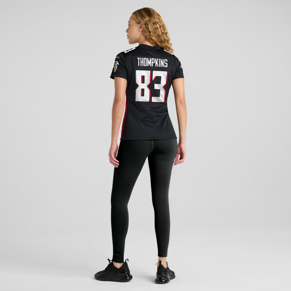 Deven Thompkins Atlanta Falcons Women's Team Game Jersey - Black sale